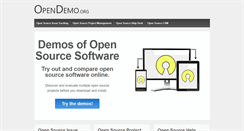 Desktop Screenshot of opendemo.org