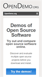 Mobile Screenshot of opendemo.org